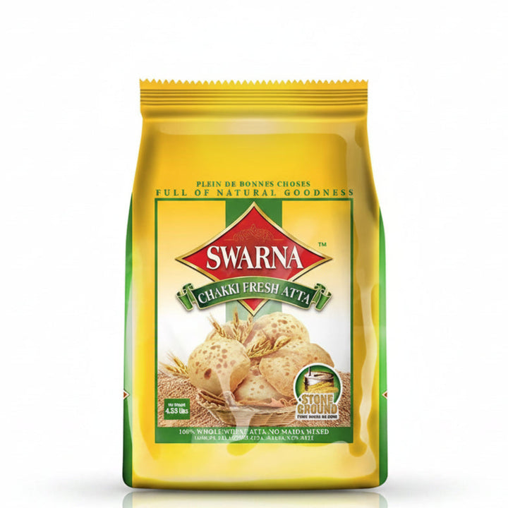 Swarna Chakki Atta Flour (20LB) - Papaya Express