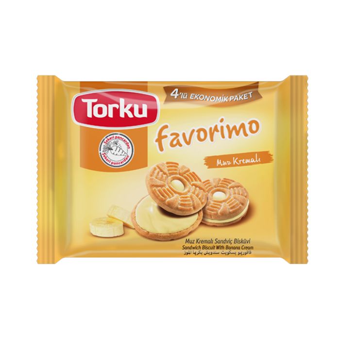 TORKU FAVARIMO BISCUIT W/ BANANA CREAM (244G) - Papaya Express