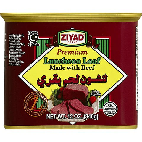 Ziyad Beef Luncheon Loaf (12 oz)