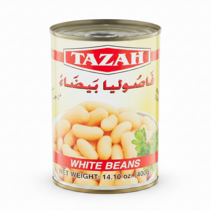 Tazah White Beans 14.1oz - Papaya Express