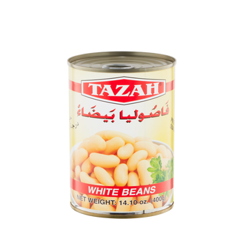 Tazah White Beans 14.1oz - Papaya Express