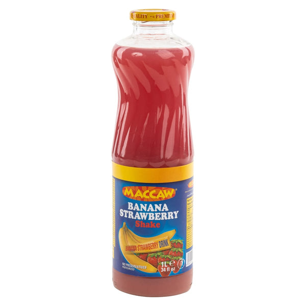 Maccaw Strawberry Banana Drink 1L - Papaya Express