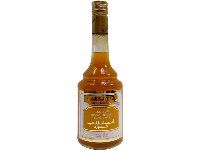 Kassatly Chtaura Apricot Syrup, 600ml - Papaya Express