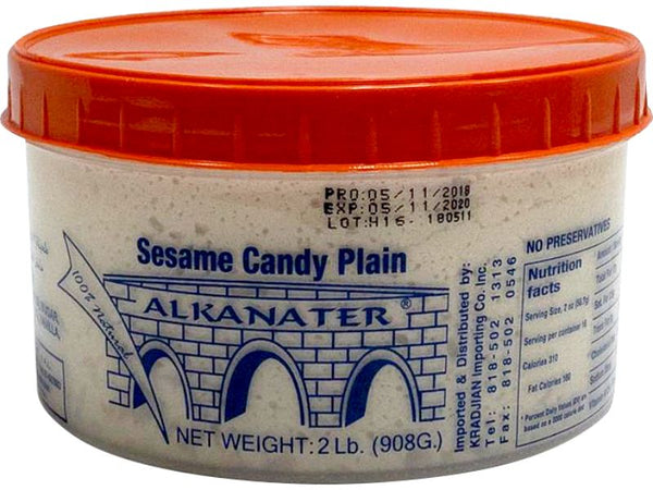 Alkanater Sesame Candy Plain Large, 2lb - Papaya Express