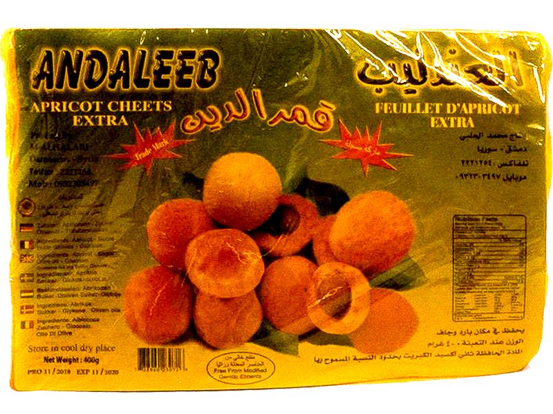 Andaleeb Apricot Sheets, 400g - Papaya Express
