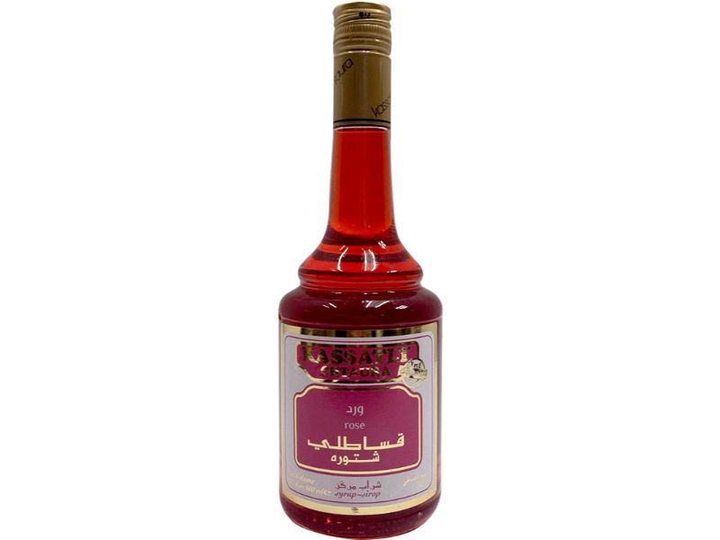 Kassatly Chtaura Rose Syrup,  600ml - Papaya Express