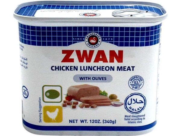 Zwan Chicken Lunch Meat With Olives, 340g - Papaya Express