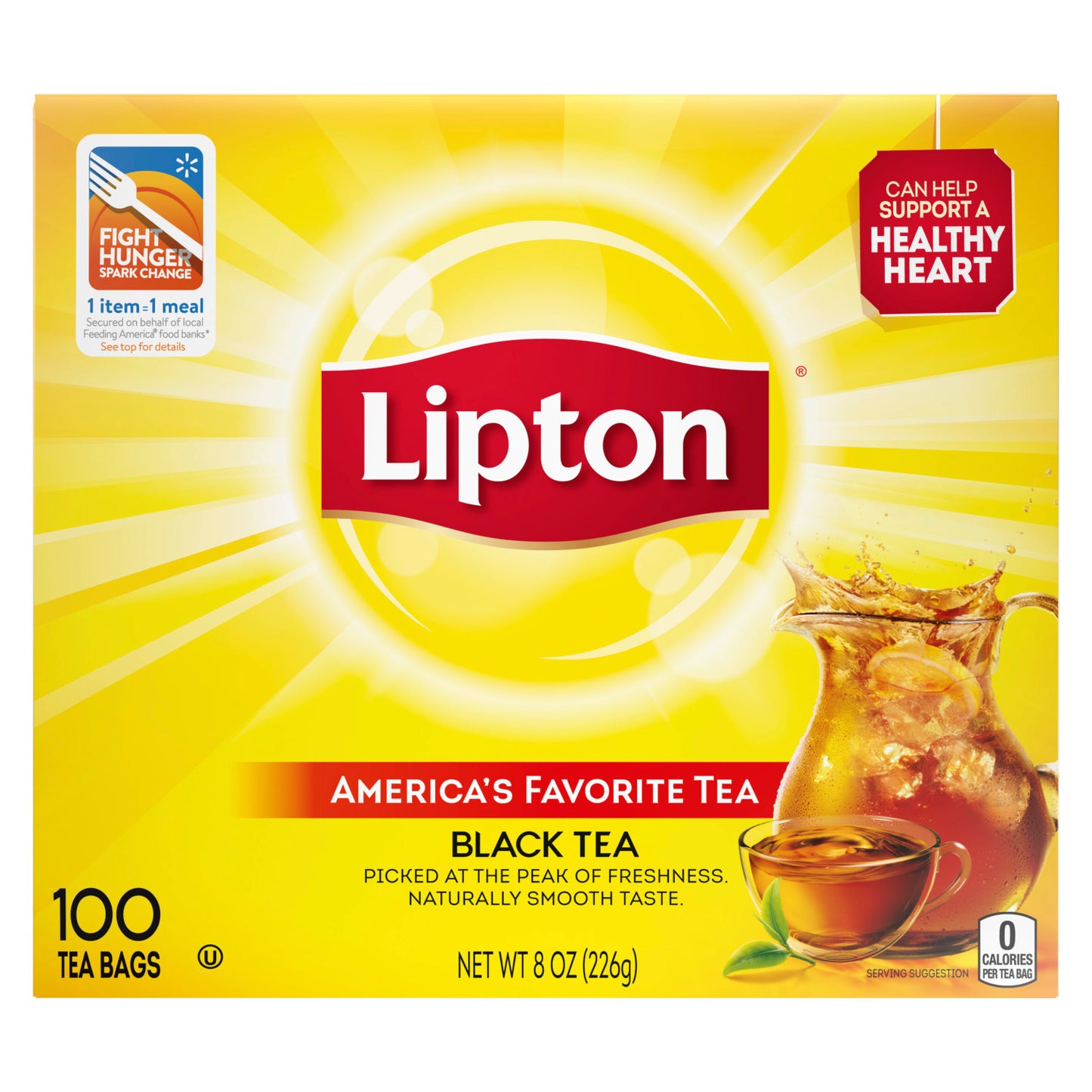 Lipton Black Tea Bags - 100ct - Papaya Express