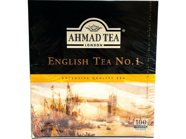 Ahmad Tea English No.1, 100 Bags - Papaya Express