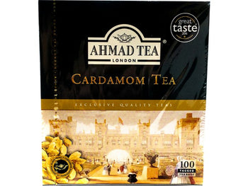 Ahmad Tea Cardamom, 100 Bags - Papaya Express