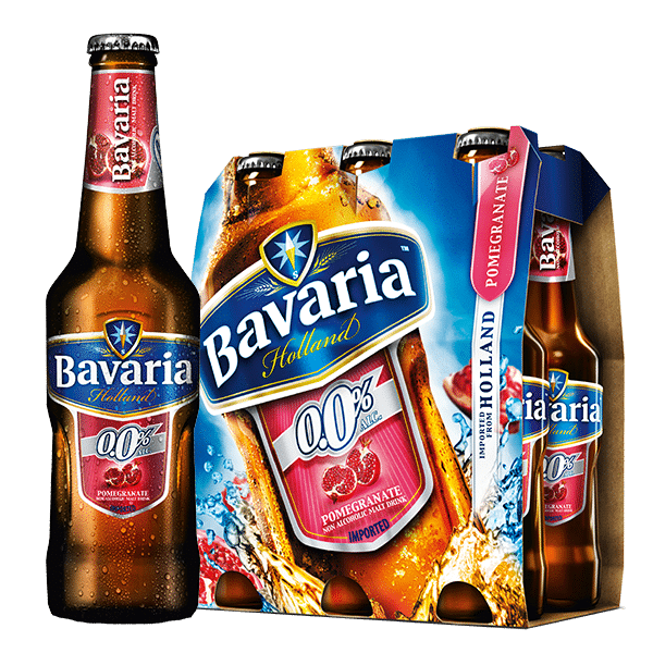 Bavaria Pomegranate Malt Non-Alcoholic Beverage - Papaya Express