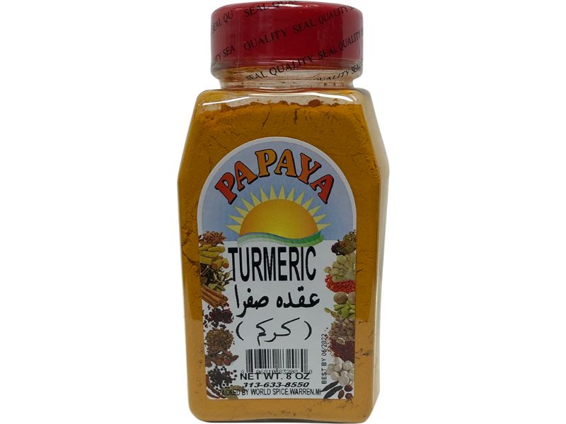 Papaya Turmeric Powder, 8oz - Papaya Express