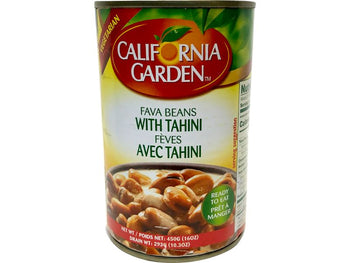 California Garden Fava With Tahini, 450g - Papaya Express