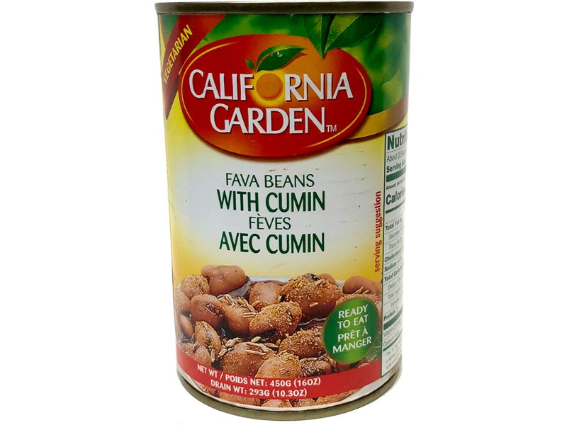 California Garden Cumin Fava Beans, 450g - Papaya Express
