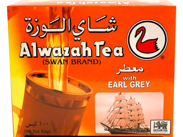 Alwazah Tea Earl Grey, 100ct Bags - Papaya Express
