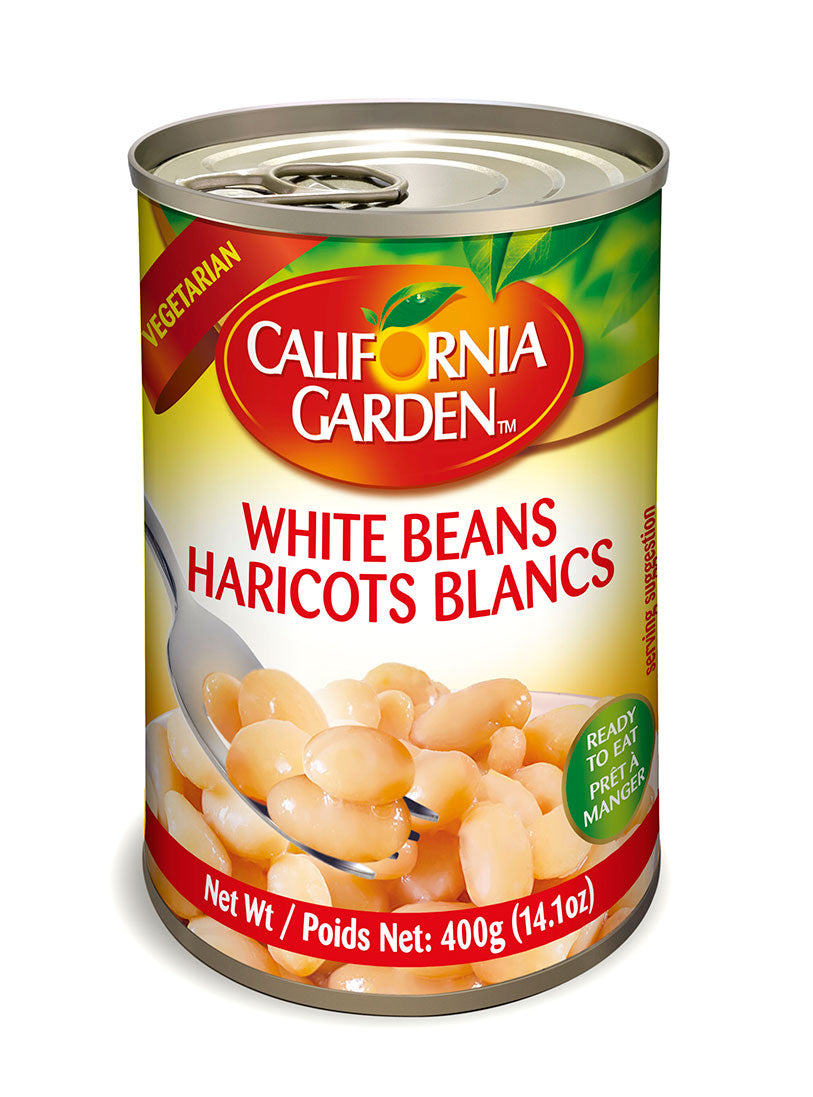 California Garden White Kidney Beans, 400g - Papaya Express