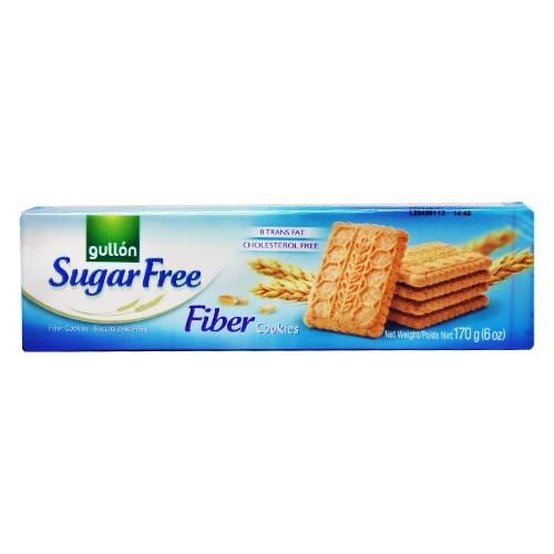 Gullón Fiber Cookies Sugar Free, 170g - Papaya Express