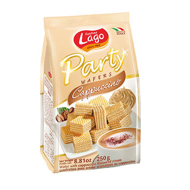 Lago Party Wafers Cappuccino, 250g - Papaya Express