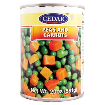 Cedar Green Peas and Carrots, 20oz - Papaya Express