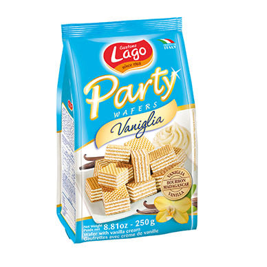 Lago Party Wafers Vaniglia ,250g - Papaya Express