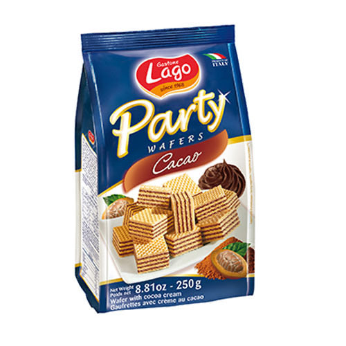 Lago Party Wafers Cacao, 250g - Papaya Express